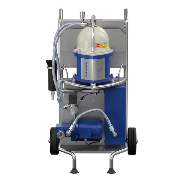Cleaning system for removal of water and particulate from mineral oil, 2.2 GPM